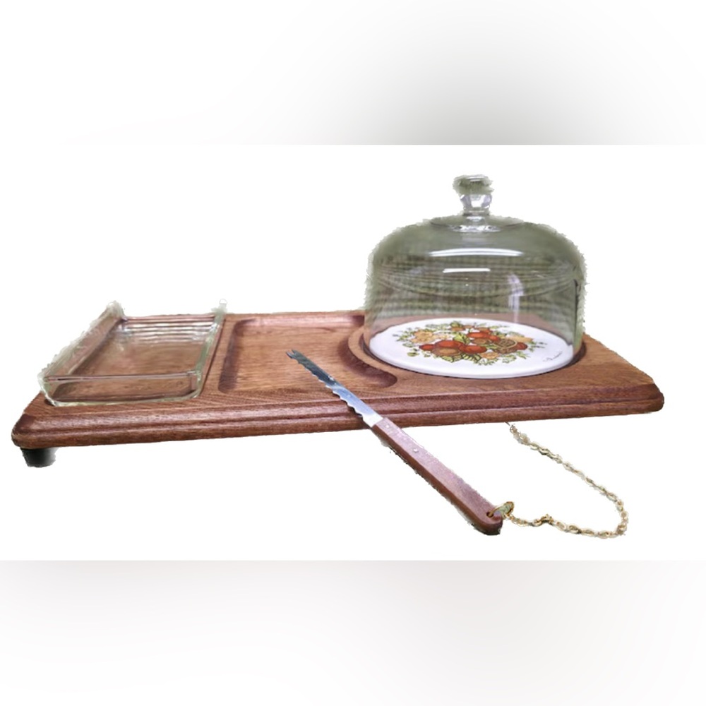 Vintage 1970's Goodwood~Spice of Life Cheese & Charcuterie Board - Picture 3 of 9